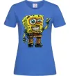 Женская футболка Sponge Bob grange Ярко-синий фото