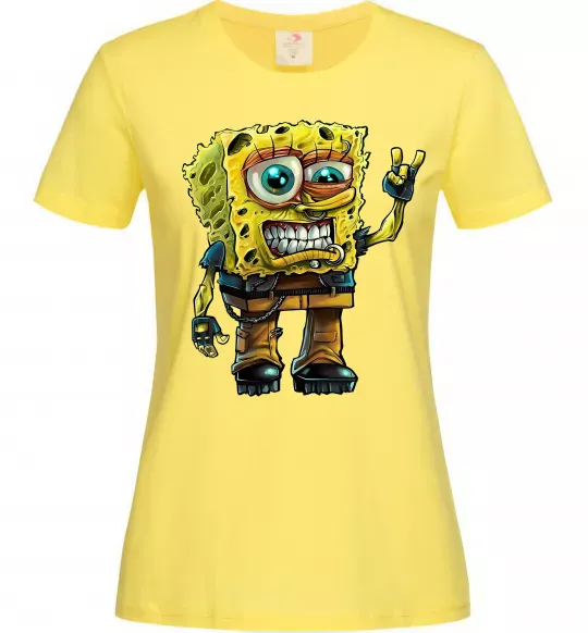 Женская футболка Sponge Bob grange Лимонный фото