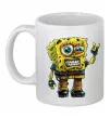Чашка керамічна Sponge Bob grange Білий фото