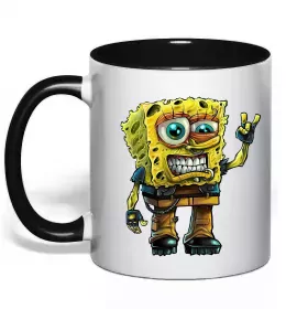 Чашка с цветной ручкой