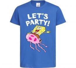 Детская футболка Sponge Bob lets party Детская футболка Sponge Bob lets party