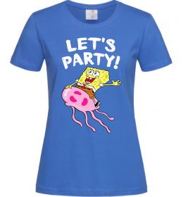Жіноча футболка Sponge Bob lets party