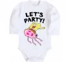 Детский боди Sponge Bob lets party Белый фото