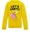 Детский Свитшот Sponge Bob lets party Солнечно желтый фото
