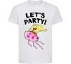 Дитяча футболка Sponge Bob lets party Білий Дитяча футболка Sponge Bob lets party Білий фото