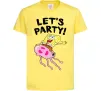 Дитяча футболка Sponge Bob lets party Лимонний Дитяча футболка Sponge Bob lets party Лимонний фото