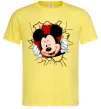 Чоловіча футболка Mickey підморгує Лимонний фото
