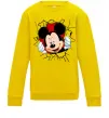 Детский Свитшот Mickey підморгує Солнечно желтый фото