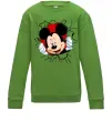 Детский Свитшот Mickey підморгує Лаймовый фото