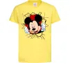 Детская футболка Mickey підморгує Лимонный фото