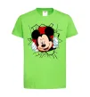 Детская футболка Mickey підморгує Лаймовый фото