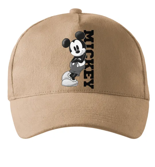 Кепка Чорно-білий Міккі Пісочний фото