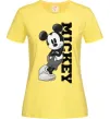 Женская футболка Чорно-білий Міккі Лимонный фото