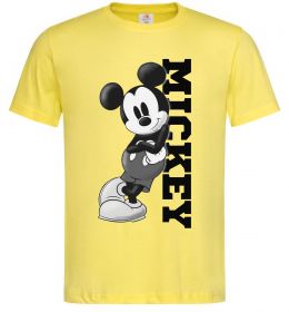Чоловіча футболка Чорно-білий Міккі
