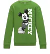 Детский Свитшот Чорно-білий Міккі Лаймовый фото