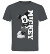 Мужская футболка Чорно-білий Міккі Графит фото