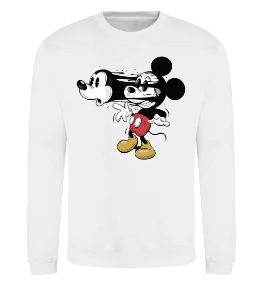 Світшот Mickey Mouse crazy Білий фото