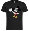 Чоловіча футболка Mickey Mouse crazy Чорний фото