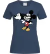 Жіноча футболка Mickey Mouse crazy Темно-синій фото