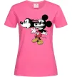 Жіноча футболка Mickey Mouse crazy Яскраво-рожевий фото