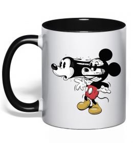 Чашка з кольоровою ручкою Mickey Mouse crazy