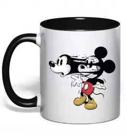 Чашка з кольоровою ручкою