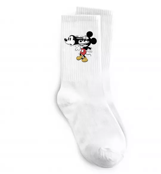 Носки Mickey Mouse crazy Белый фото