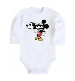Детский боди Mickey Mouse crazy Белый фото
