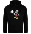 Женская толстовка (худи) Mickey Mouse crazy Черный фото
