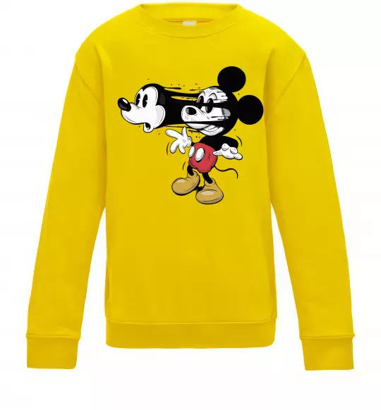 Дитячий світшот Mickey Mouse crazy Сонячно жовтий фото