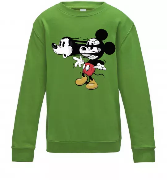 Дитячий світшот Mickey Mouse crazy Лаймовий фото