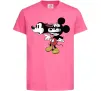 Детская футболка Mickey Mouse crazy Ярко-розовый фото
