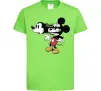 Детская футболка Mickey Mouse crazy Лаймовый фото