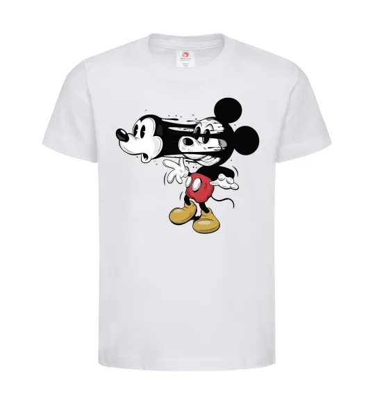 Детская футболка Mickey Mouse crazy Белый фото