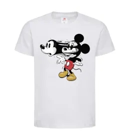 Детская футболка Mickey Mouse crazy Белый фото