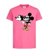 Детская футболка Mickey Mouse crazy Ярко-розовый фото