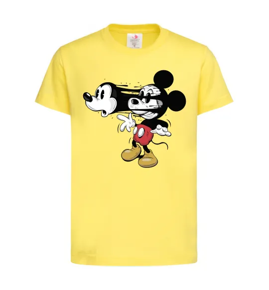 Детская футболка Mickey Mouse crazy Лимонный фото
