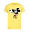 Детская футболка Mickey Mouse crazy Лимонный фото