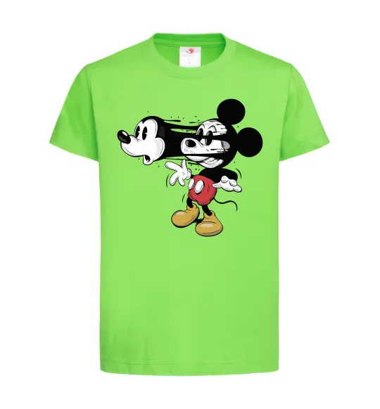 Детская футболка Mickey Mouse crazy Лаймовый фото