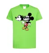 Детская футболка Mickey Mouse crazy Лаймовый фото