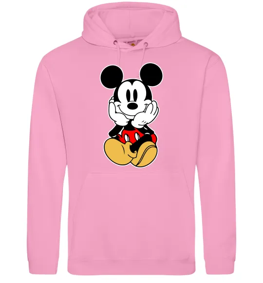 Мужская толстовка (худи) Cute Mickey Mouse Розовый фото