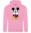 Мужская толстовка (худи) Cute Mickey Mouse Розовый фото