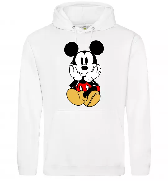 Женская толстовка (худи) Cute Mickey Mouse Белый фото