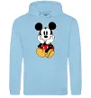 Женская толстовка (худи) Cute Mickey Mouse Голубой фото
