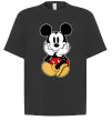 Футболка Оверсайз Cute Mickey Mouse Чорний фото