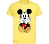 Дитяча футболка Cute Mickey Mouse Лимонний фото