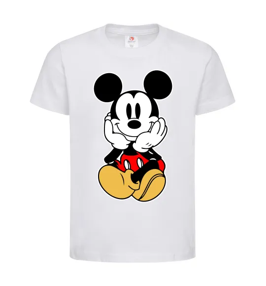 Детская футболка Cute Mickey Mouse Белый фото