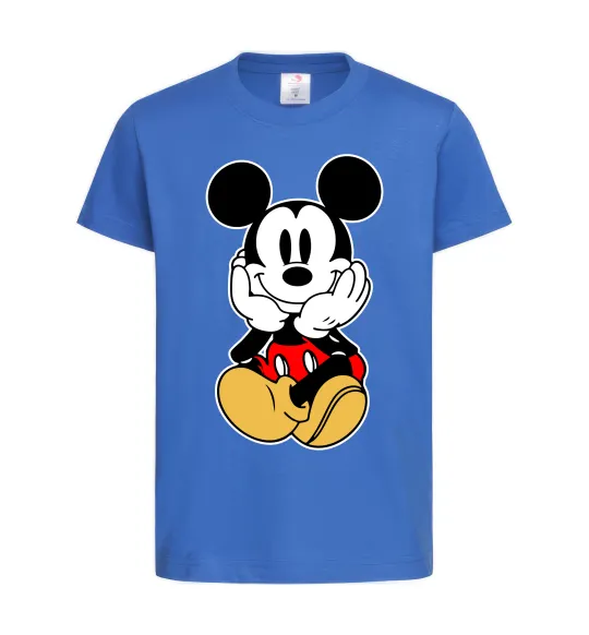 Детская футболка Cute Mickey Mouse Ярко-синий фото