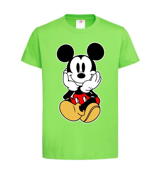 Детская футболка Cute Mickey Mouse Лаймовый фото