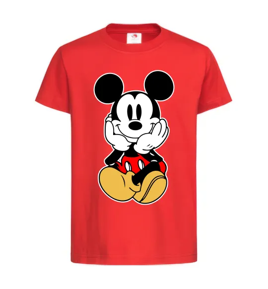Детская футболка Cute Mickey Mouse Красный фото